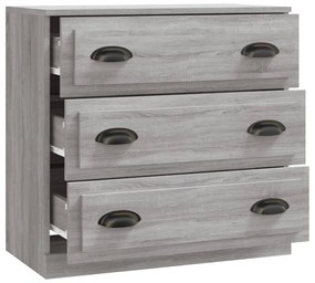 Aparador 70x35,5x67,5 cm derivados de madeira cinzento sonoma