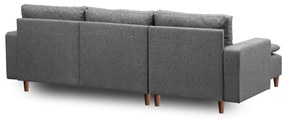 Sofá de 3 Lugares Chaise Longue "Pafu Lungo" – 255x154x46 cm - Design