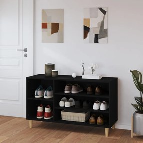 Sapateira 102x36x60 cm derivados de madeira preto