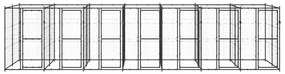 Canil de exterior 16,94 m² aço