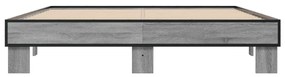 Estrutura de cama 150x200 cm derivados madeira/metal