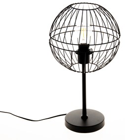 Candeeiro de mesa moderno preto - Sphaera Moderno