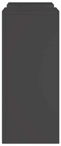 Suportes para Plantas Externos Pilar 2 pcs Preto 24x24x55 cm Aço