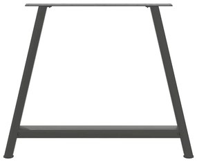 Pés para mesa de jantar em formato A, 2 peças, antracite, 90x (72-73)