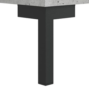 Móvel de TV 150x30x50 cm derivados de madeira cinza-cimento