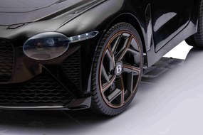 Carro elétrico para crianças Bentley Bacalar 12V, portas que se abrem para cima, controlo remoto 2,4 GHz, luzes LED, entrada USB/AUX, suspensão, bater