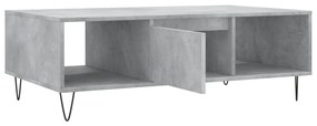 Mesa de centro 104x60x35cm derivados de madeira cinzento sonoma