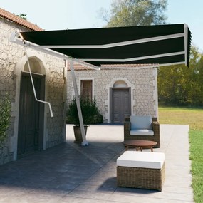 vidaXL Toldo automático independente 600x350 cm antracite