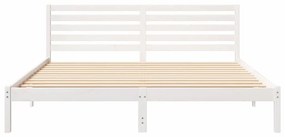 Estrutura da Cama com cabeceira Branco 180 x 200 cm