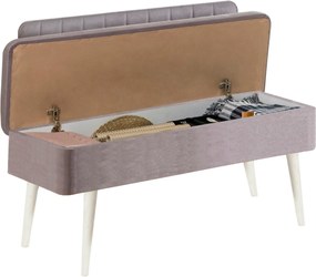 Bank Vina – Branco e Cinzento – 110x82,5x40 cm