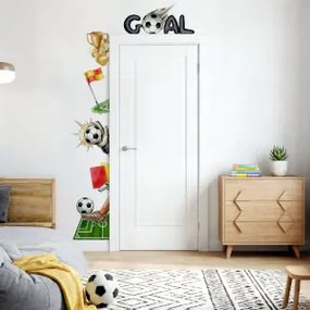 Autocolante de parede para colocar à volta da porta - Futebol