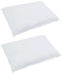 Edredão Outros com travesseiro 3 pcs Branco 240 x 260 cm Penugem