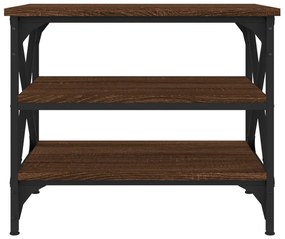 Mesa de apoio 55x38x45 cm derivados madeira carvalho castanho