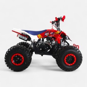 Mini moto 4 gasolina para crianças de 110 cc, REXO 4 Tempos YH110 Automática C/Marcha atrás e Limitador de velocidade Vermelha