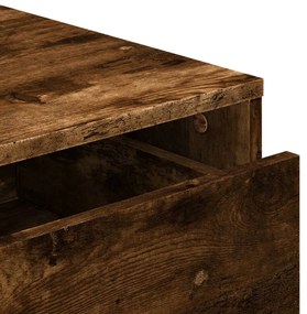 Cómoda com 3 Gavetas - 60x41x58 cm - derivados de madeira - carvalho r
