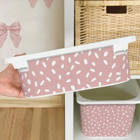Autocolante para caixa IKEA TROFAST - Padrão BOHO em pó