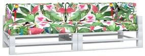 Almofadões p/ paletes 2 pcs tecido multicolor