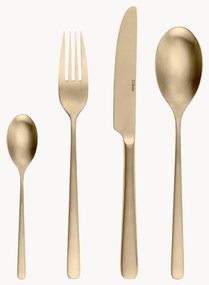 Conjunto de talheres escovados Anemone, 4 pessoas, conjunto de 16
