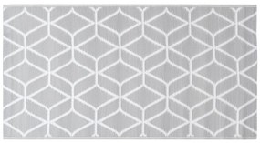 Tapete de exterior 120x180 cm ARAKIL PP cinzento