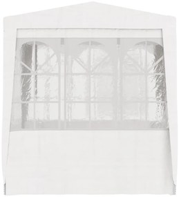Tenda festas com paredes laterais 2x2m 90g/m² branco