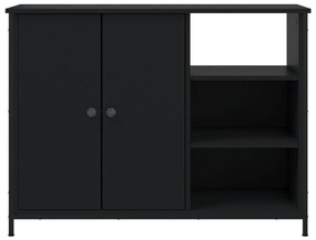 Aparador 100x33x75 cm derivados de madeira preto