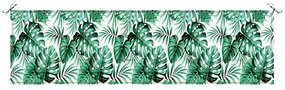 Almofada de Banco de Jardim Padrão de Folhas 180x50x4 cm Tecido Oxford