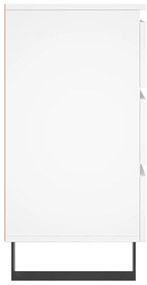 Mesas de cabeceira 2 pcs derivados de madeira branco