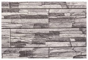 Painéis de parede 3D 10 pcs 100x50 cm EPS cinzento-claro