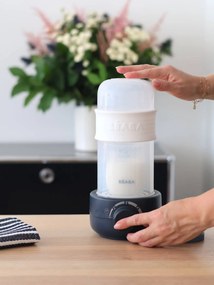 Aquecedor de biberões e esterilizador, BEABA Baby Milk Second azul