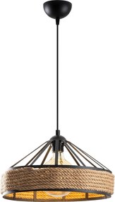 Candeeiro Chandelier Wire – Preto – 40 x 40 cm