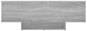 Mesa de centro 85x55x31 cm derivados de madeira cinzento sonoma
