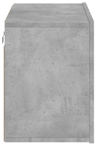 Móvel de parede para TV 60x30x41 cm cinzento cimento