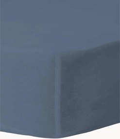 Lençol elástico artesanal em percal de algodão para cama boxspring Nina