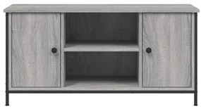 Móvel de TV 100x40x50 cm derivados de madeira cinzento sonoma
