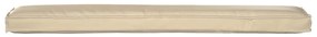 Almofadas para Banco 2 pcs Bege 200x40x8 cm Tecido Oxford