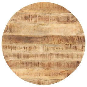 vidaXL Tampo de mesa redondo madeira mangueira maciça 15-16 mm 60 cm