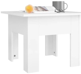 Mesa de centro 55x55x42cm derivados de madeira branco