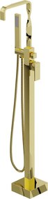 Mexen Avila torneira de banheira independente, dourada - 75833-50
