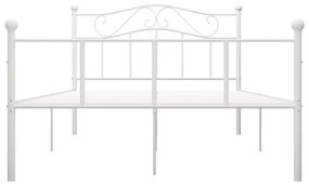 Estrutura de cama 120x200 cm metal branco