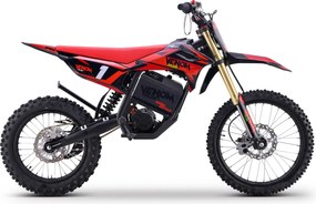 Mota cross para crianças Motocross Motors Venom – 8000W, 3 modos de condução Vermelha