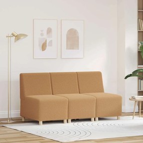 vidaXL Sofá Chiar 3 pcs Bege 55 x 74 x 82 cm Tecido de veludo côtelé