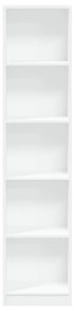 Estante 40x24x176 cm derivados de madeira branco