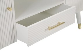 MÓVEL PARA TV BRANCO E CASTANHO 117X40X60 CM