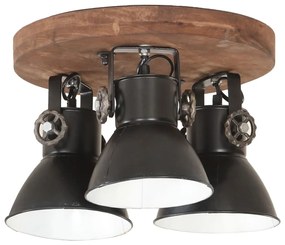 Candeeiro de teto industrial 25 W 42x27 cm E27 preto