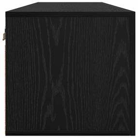 Armário de Parede Carvalho preto 100 x 36.5 x 35 cm