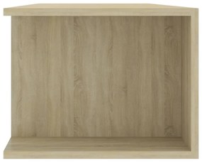 Móvel de TV com luzes LED 135x39x30 cm carvalho sonoma