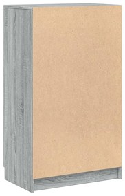 Sapateira 59x35x100 cm derivados de madeira sonoma cinza