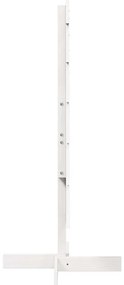Árvore de Natal decorativa 120cm madeira de pinho maciça branco