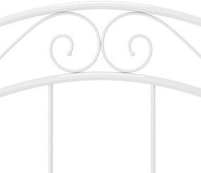Estrutura de cama metal 90x200 cm branco