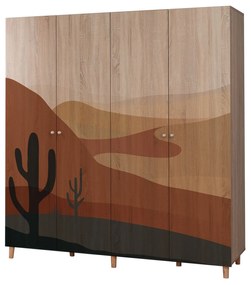 Roupeiro Loni – Sonomo – 180x192x52 cm